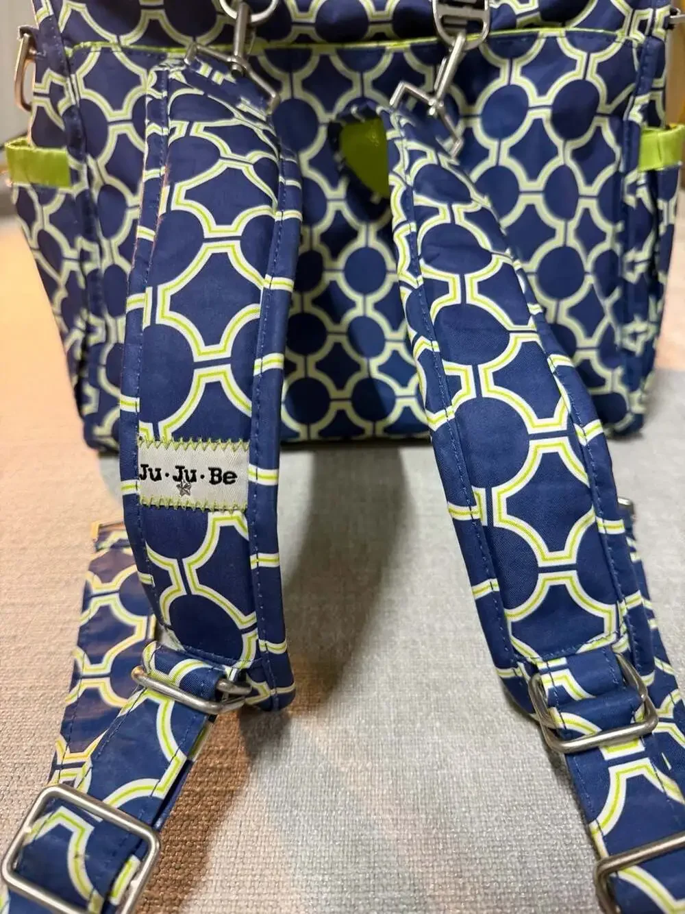 Ju-Ju-Be B.F.F. Diaper Bag in Royal Envy Print